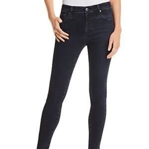 AG Farrah Black Skinny Jeans